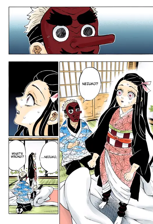 Ilustrasi dari Kimetsu no Yaiba chapter 86