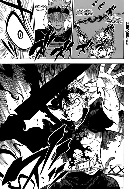 Panel-panel Manga Black Clover