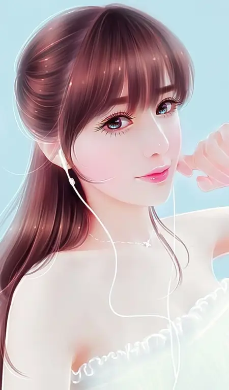 Koleksi berbagai ilustrasi gadis anime Korea