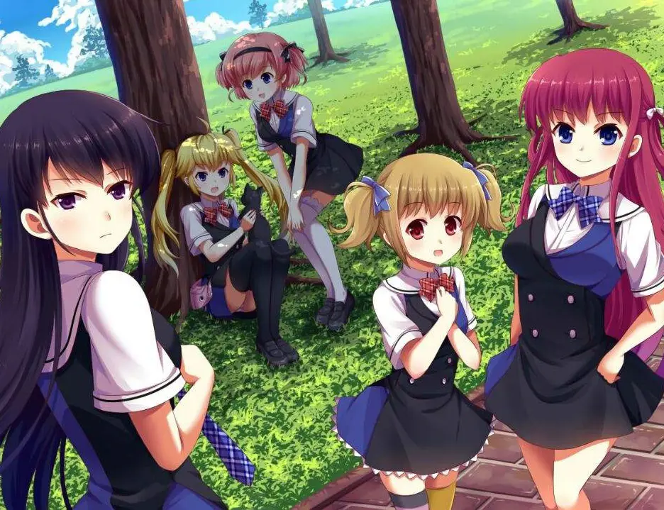 Gambar seni dari game Grisaia