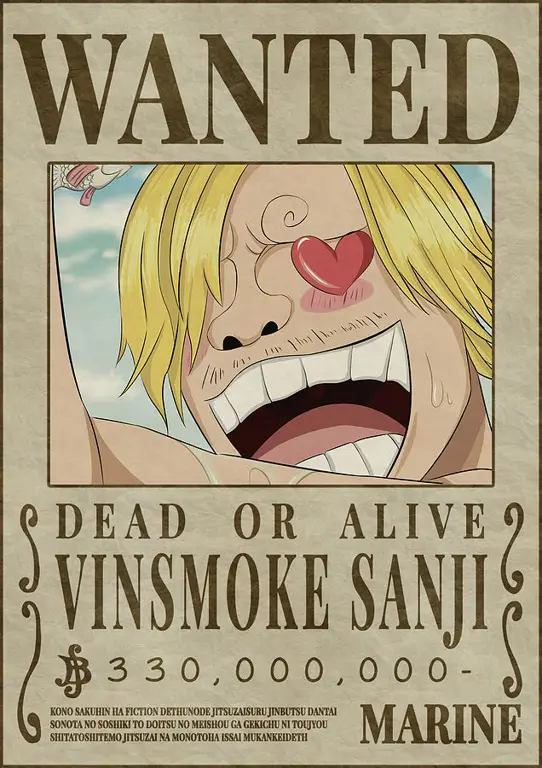 Gambar digital bounty One Piece