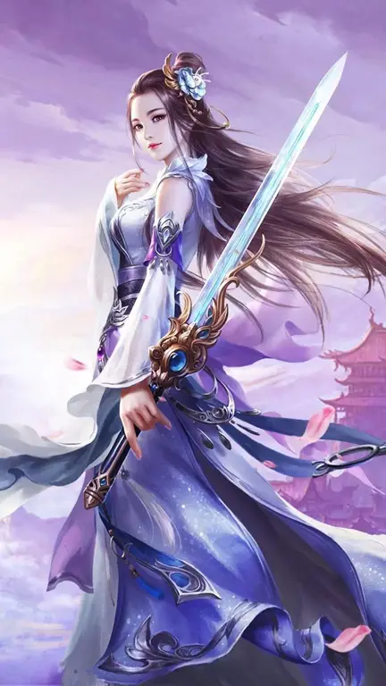 Seni fantasi Tiongkok yang menginspirasi Yuan Long Ilustrasi seni fantasi Tiongkok yang mengingatkan pada anime Yuan Long