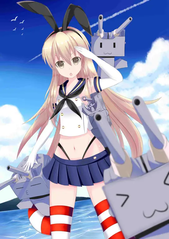 Gambar ilustrasi artwork KanColle