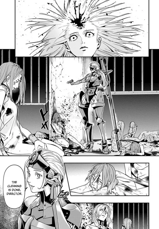 Seni indah yang menggambarkan dunia Hametsu no Oukoku Ilustrasi seni dari manga Hametsu no Oukoku