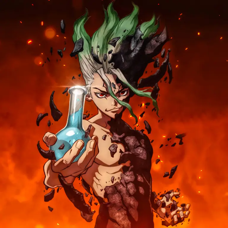 Gambar Senku Ishigami, tokoh utama Dr. Stone