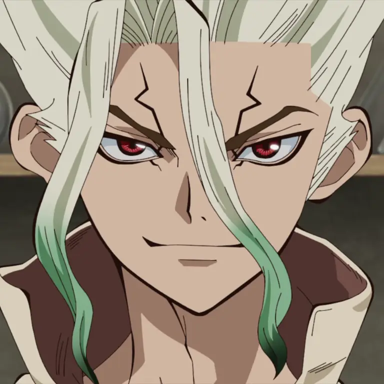 Gambar Senku Ishigami dari anime Doctor Stone