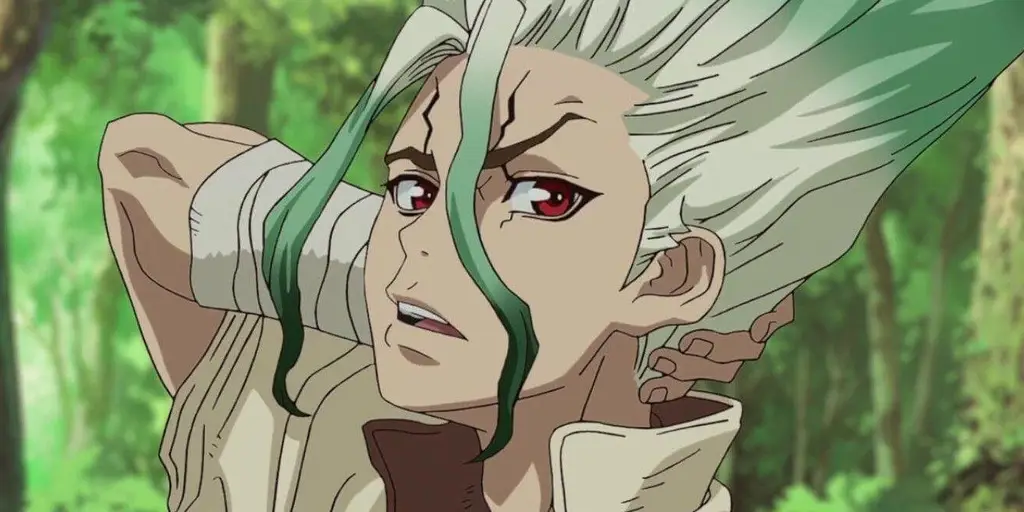 Gambar Senku Ishigami dari anime Dr. Stone