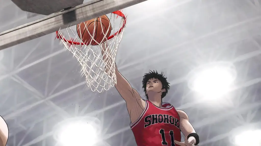 Menonton The First Slam Dunk di layar lebar.