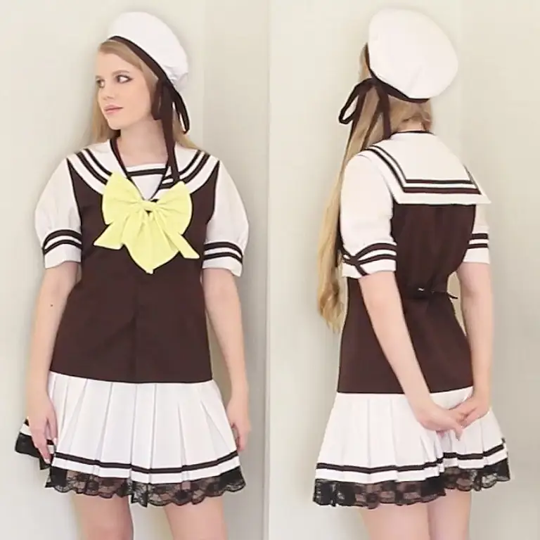 Gambar seragam sekolah anime bergaya sailor