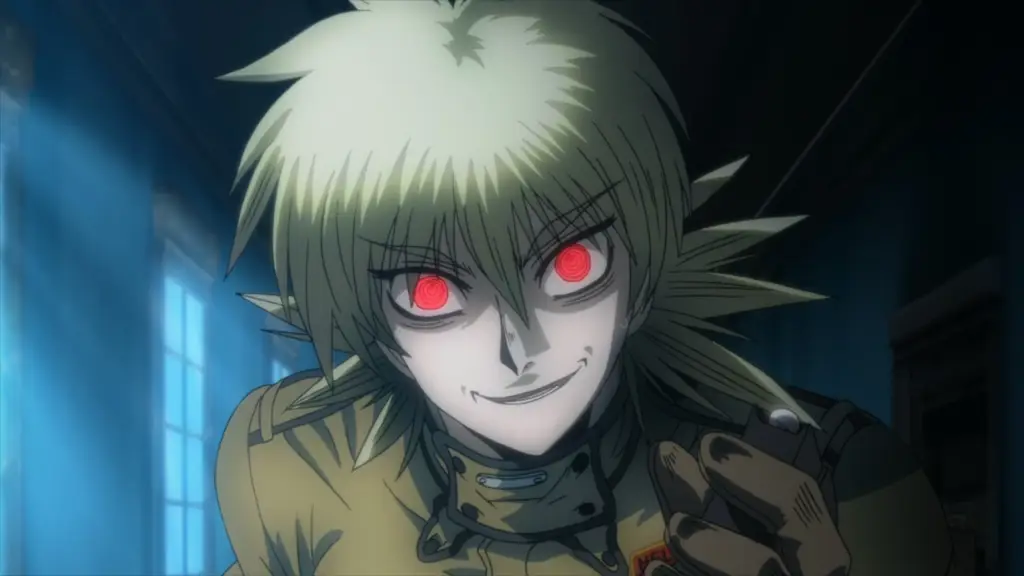 Seras Victoria, salah satu karakter utama Hellsing Ultimate, yang berubah menjadi vampir.