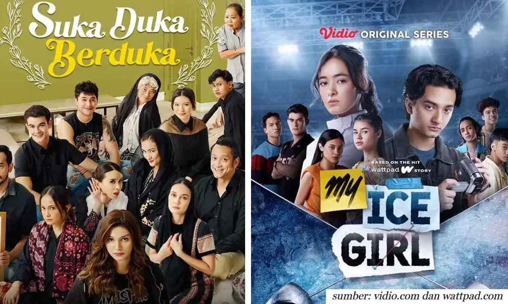 Poster atau gambar promosi serial drama Indonesia