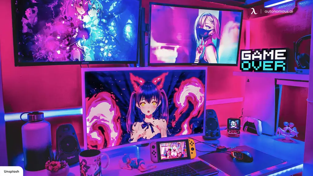 Setup menonton anime yang nyaman Suasana nyaman untuk menonton anime