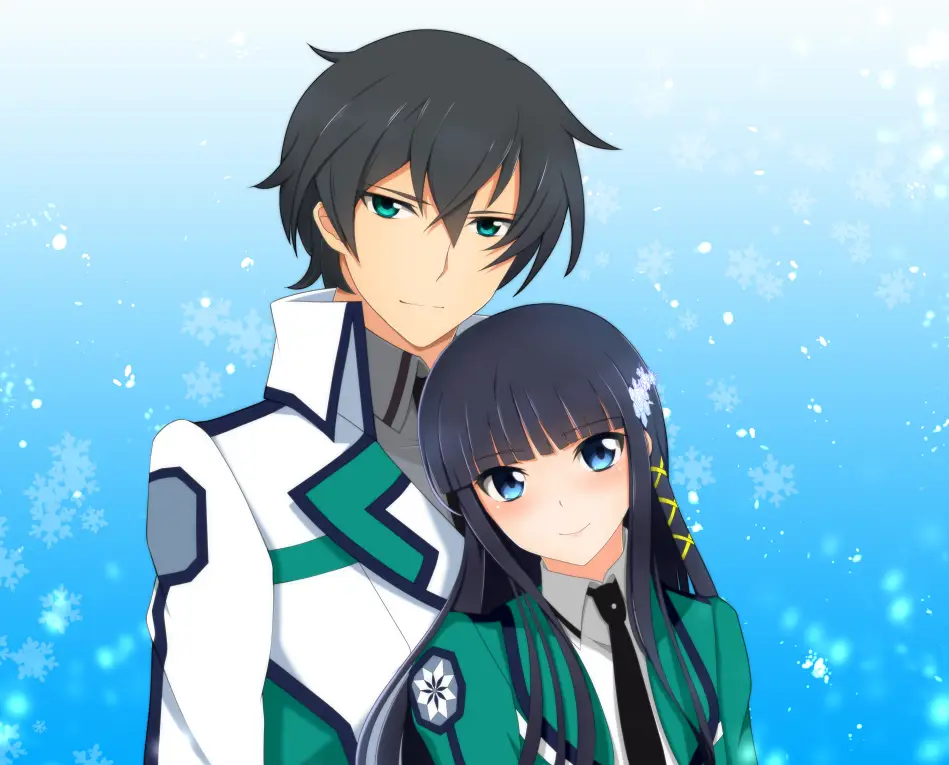 Shiba Tatsuya dan Shiba Miyuki, kakak beradik protagonis dalam anime The Irregular at Magic High School