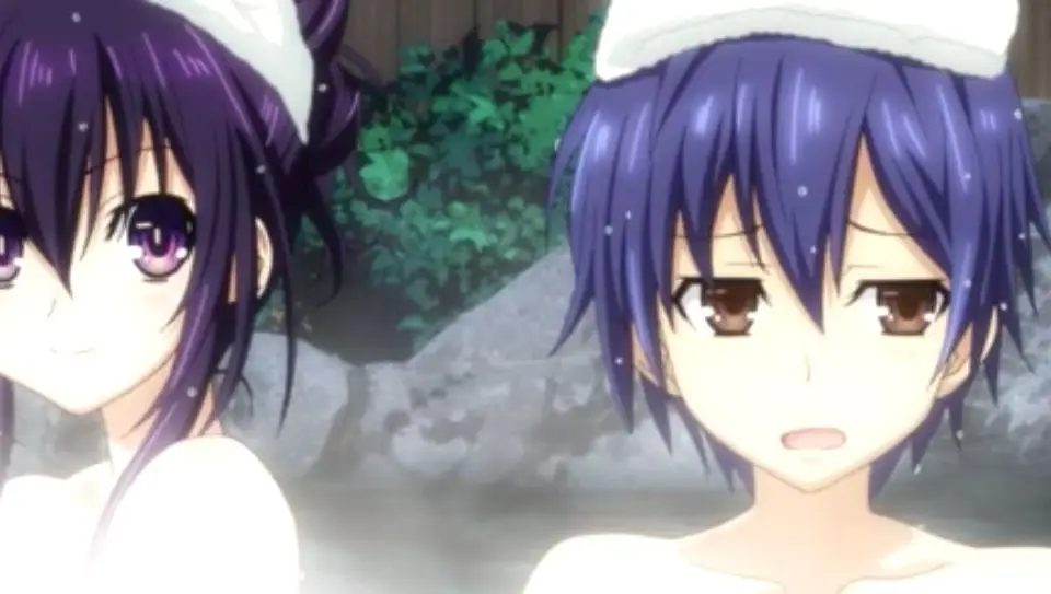 Gambar Shido Itsuka dan Tohka Yatogami dari anime Date A Live