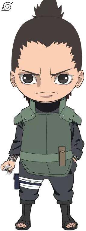 Gambar Shikamaru Nara versi chibi