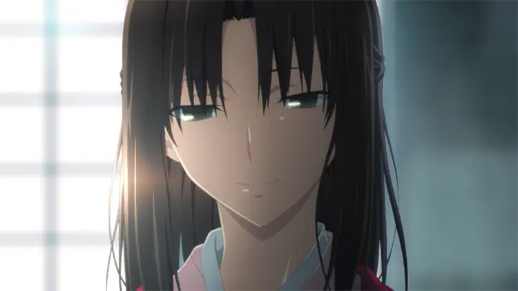 Shiki Ryougi, karakter utama dalam Anime Kara no Kyoukai