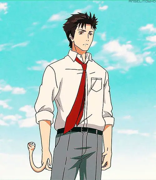 Shinichi dan Migi, karakter utama anime Parasit