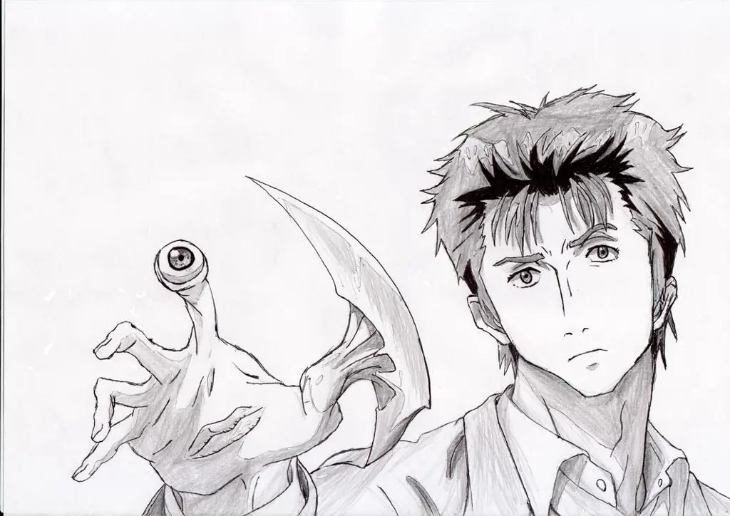 Shinichi dan Migi, karakter utama dalam anime Parasyte