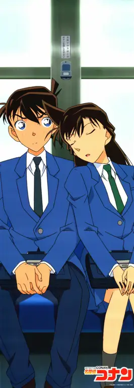 Gambar Shinichi Kudo dan Ran Mouri