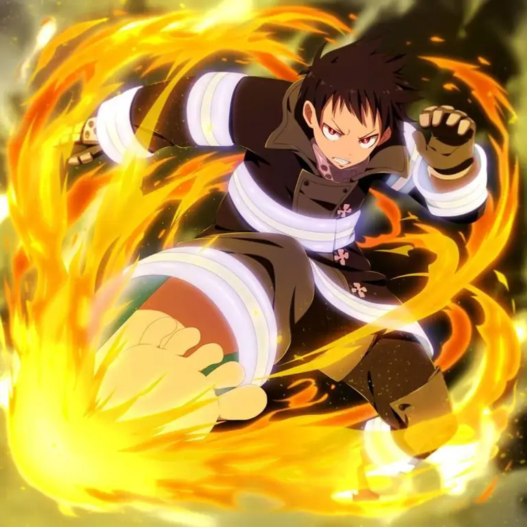 Gambar Shinra Kusakabe dari Fire Force