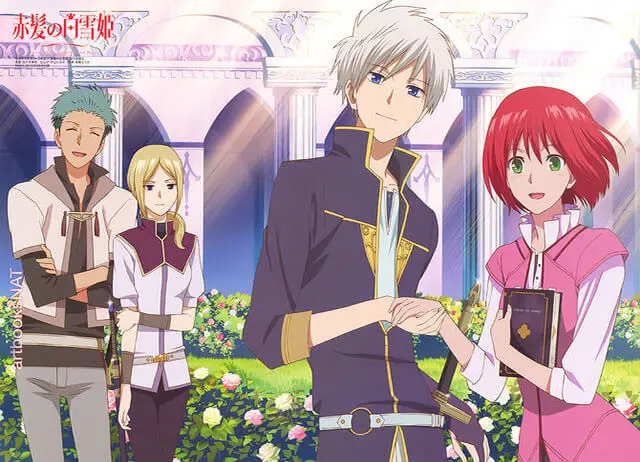 Shirayuki dan Pangeran Zen dalam Akagami no Shirayukihime