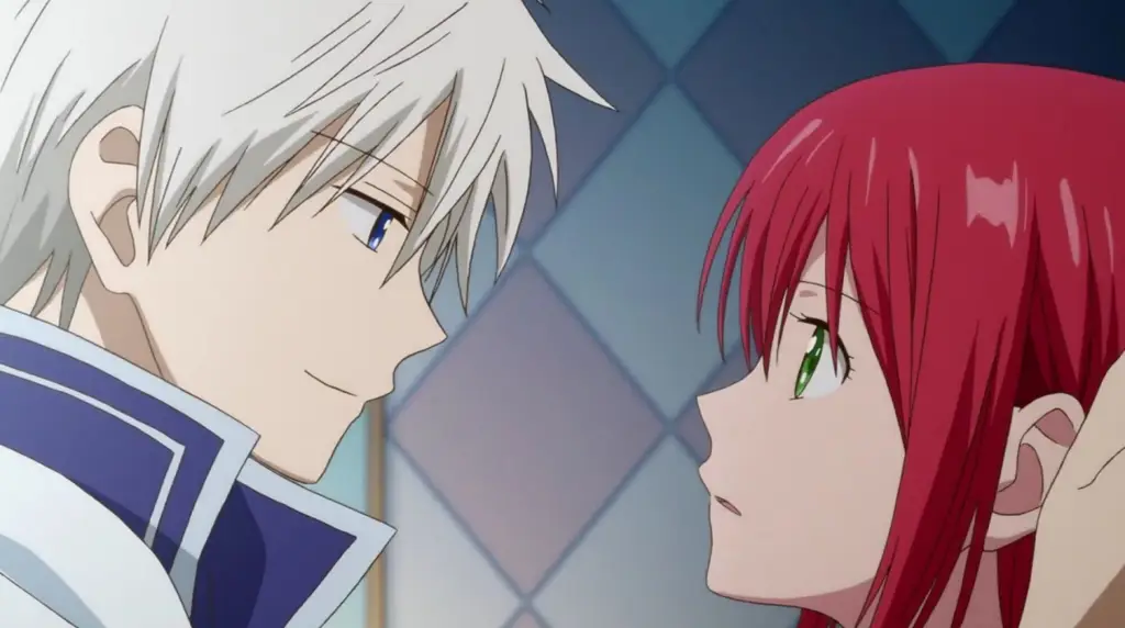 Shirayuki dan Pangeran Zen dari Akagami no Shirayuki Hime