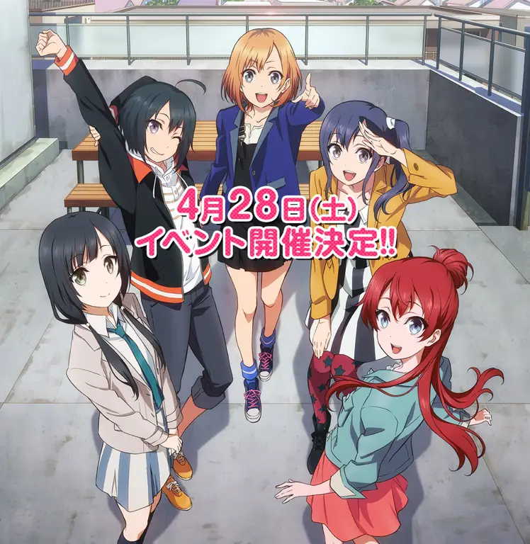 Gambar promosi anime Shirobako