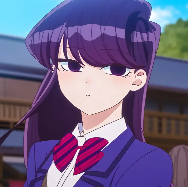 Gambar Shoko Komi dari anime Komi-san wa, Komyushou desu!