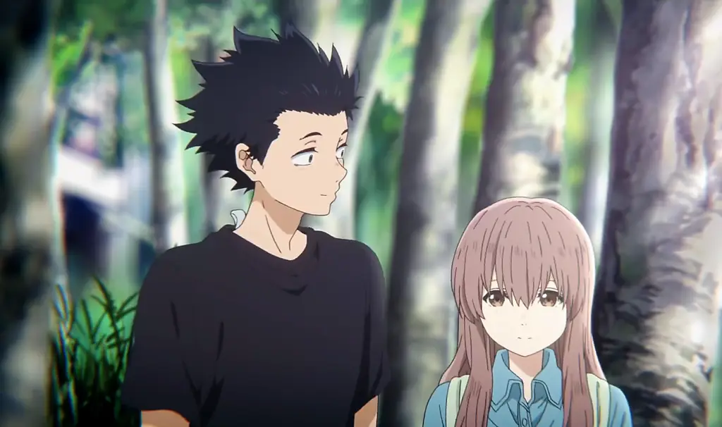 Shoya dan Shoko dari film A Silent Voice