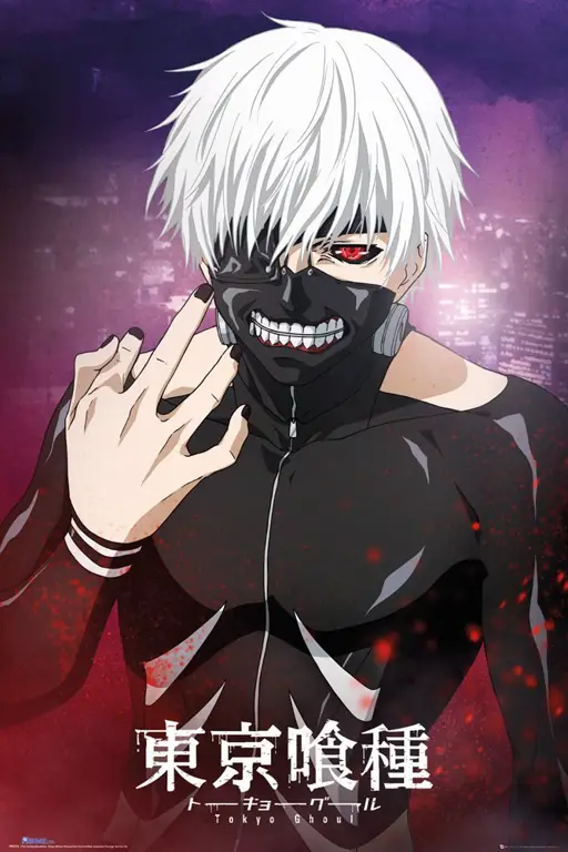 Poster anime Tokyo Ghoul