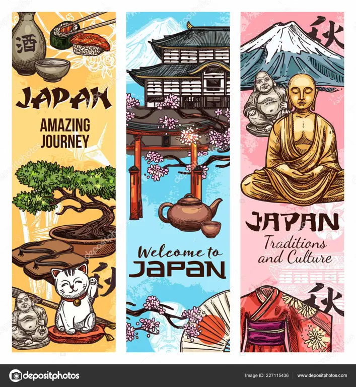 Gambar simbolisme dalam budaya Jepang