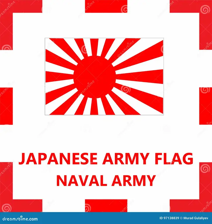 Bendera Jepang dan peralatan militer