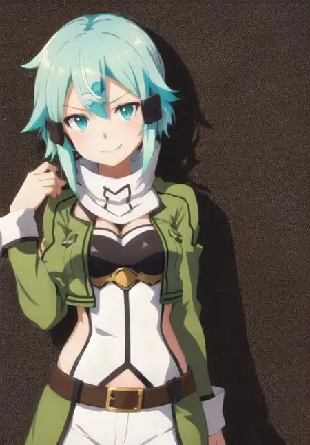 Gambar Sinon dari Sword Art Online Gun Gale Online