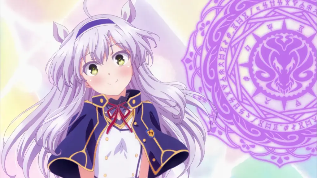 Gambar Sistine Fibel dari anime Rokudenashi Majutsu Koushi to Akashic Records