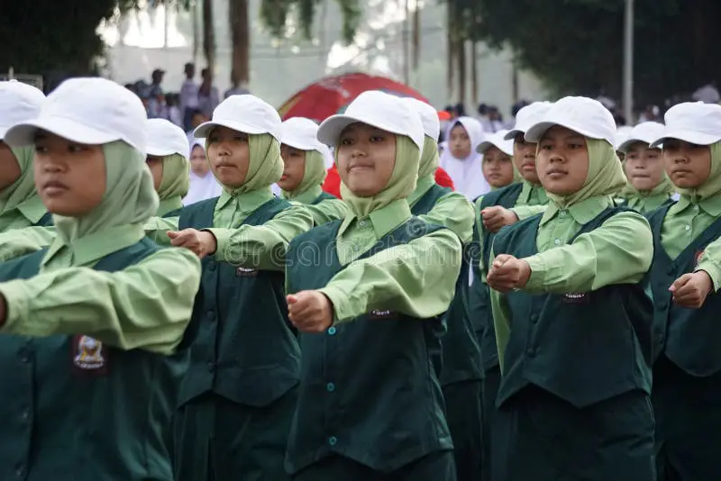 Gambar Siswa SMPN 3 Bandar Lampung dengan Seragam