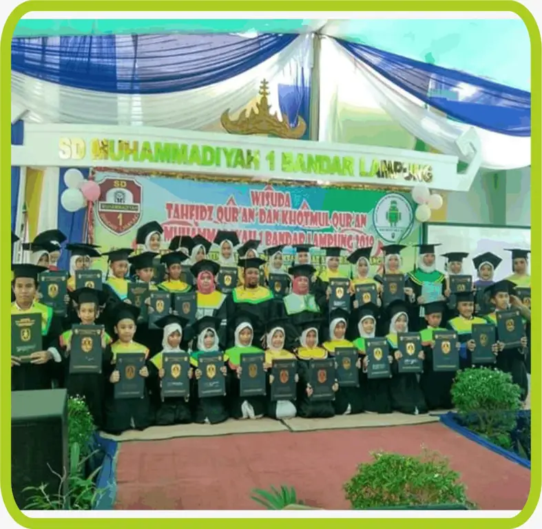 Gambar siswa-siswa Al Qolam Bandar Lampung yang bahagia