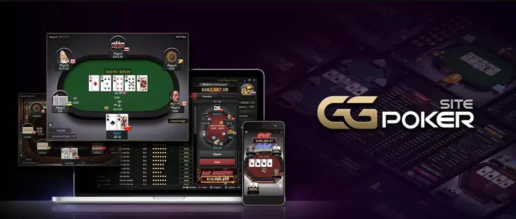 Tangkapan layar situs web Dewa Poker