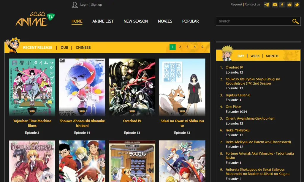 Gambar situs streaming anime yang aman dan legal