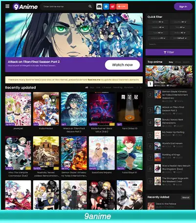 Situs streaming anime yang aman