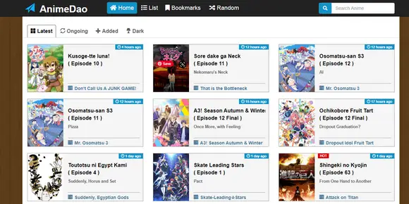 Logo beberapa situs streaming anime legal