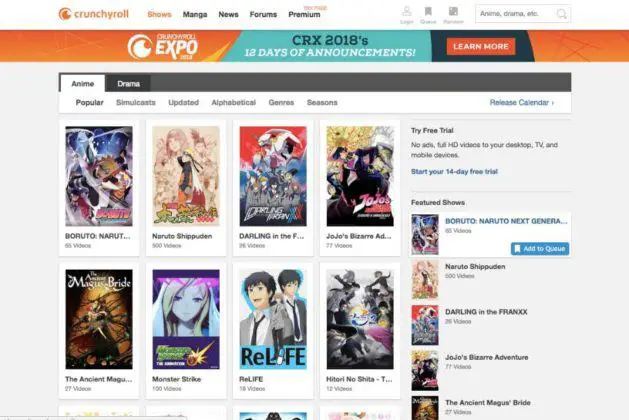 Gambar situs streaming anime yang aman