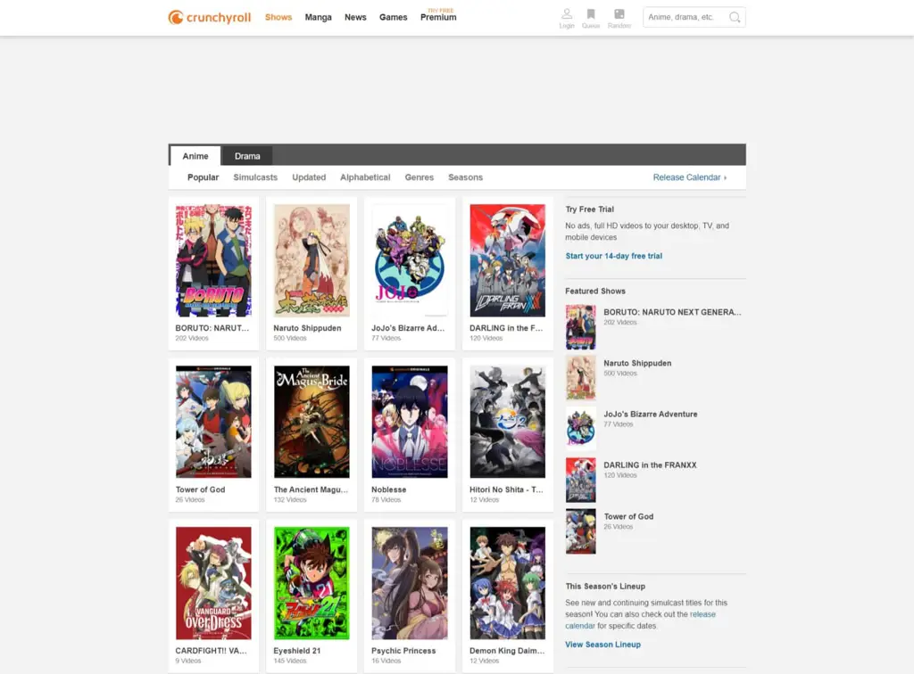 Situs streaming anime legal