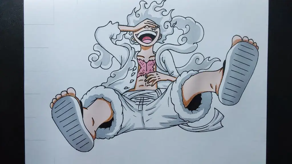 Sketsa Luffy Gear 5