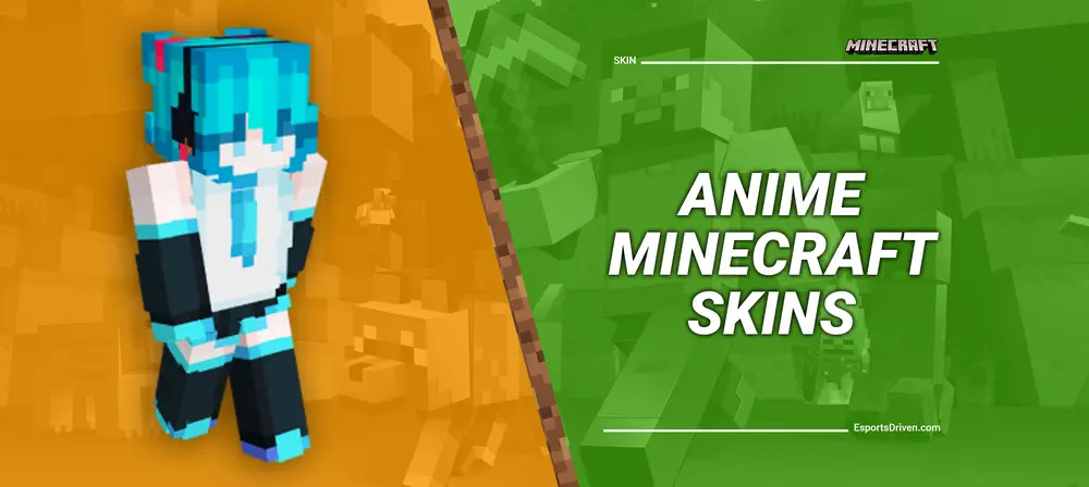 Contoh skin Minecraft bergaya anime