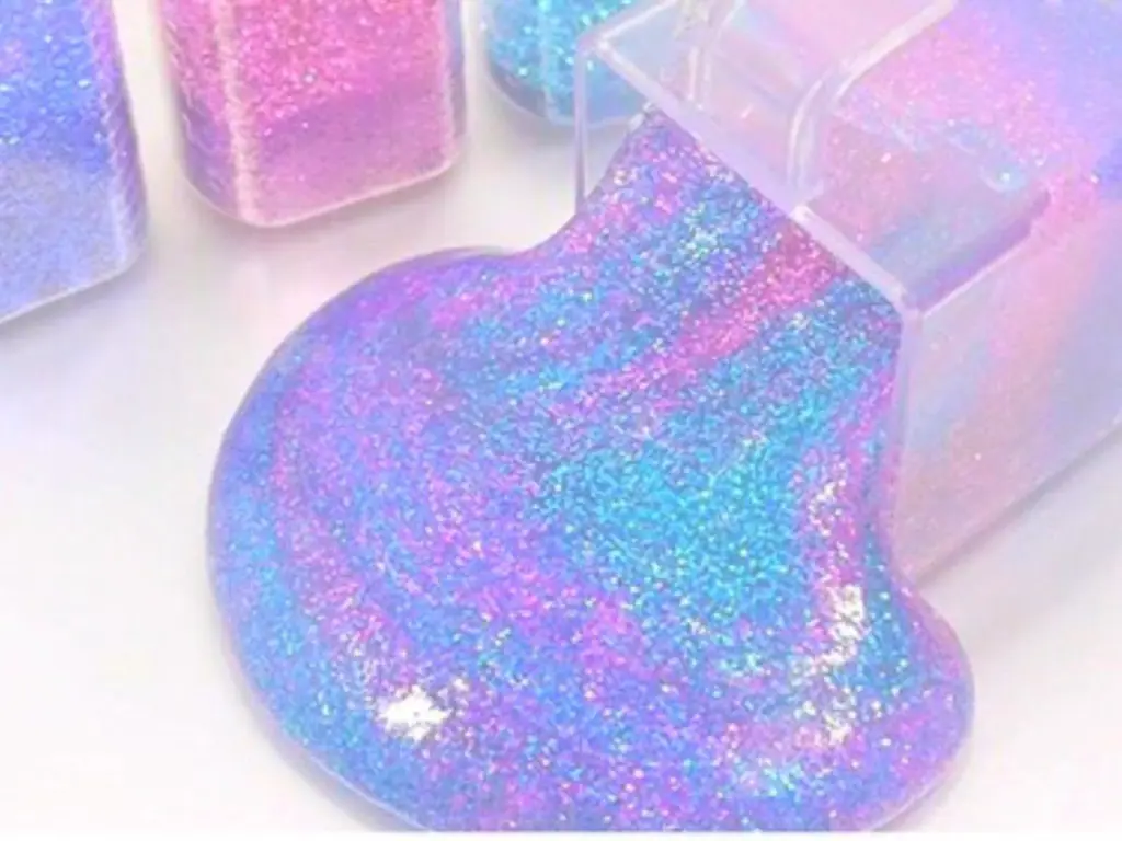 Gambar slime lucu dengan warna-warna pastel