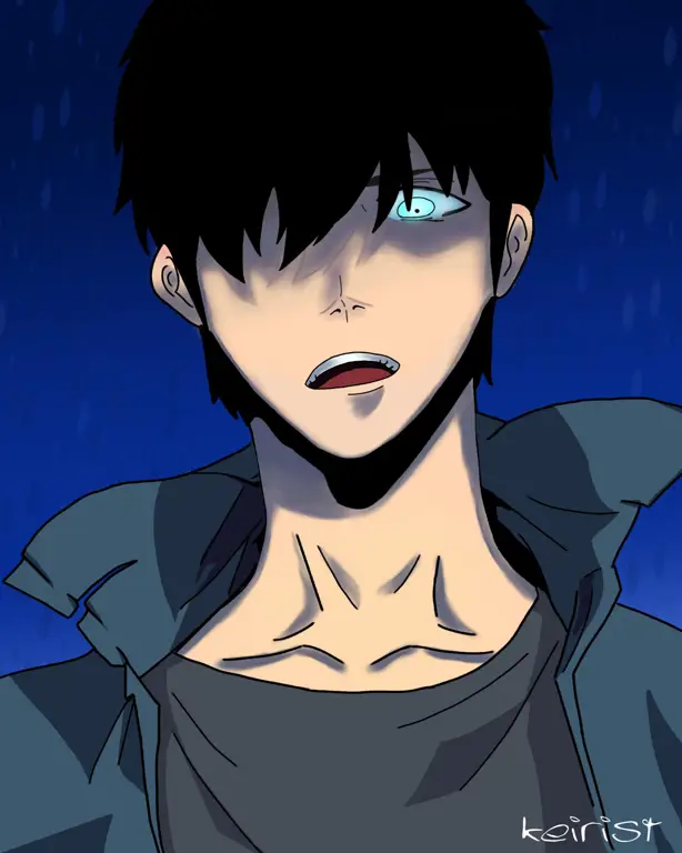 Gambar promosi anime Solo Leveling