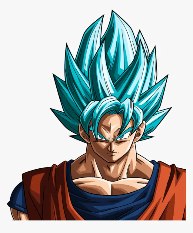 Gambar Son Goku Super Saiyan Blue