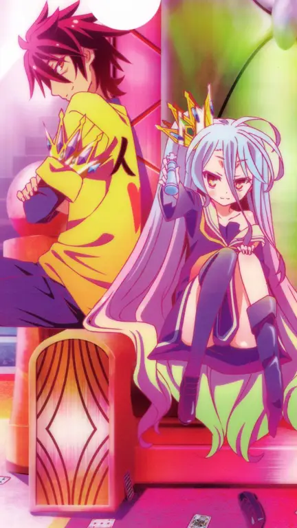 Gambar Sora dan Shiro dari No Game No Life