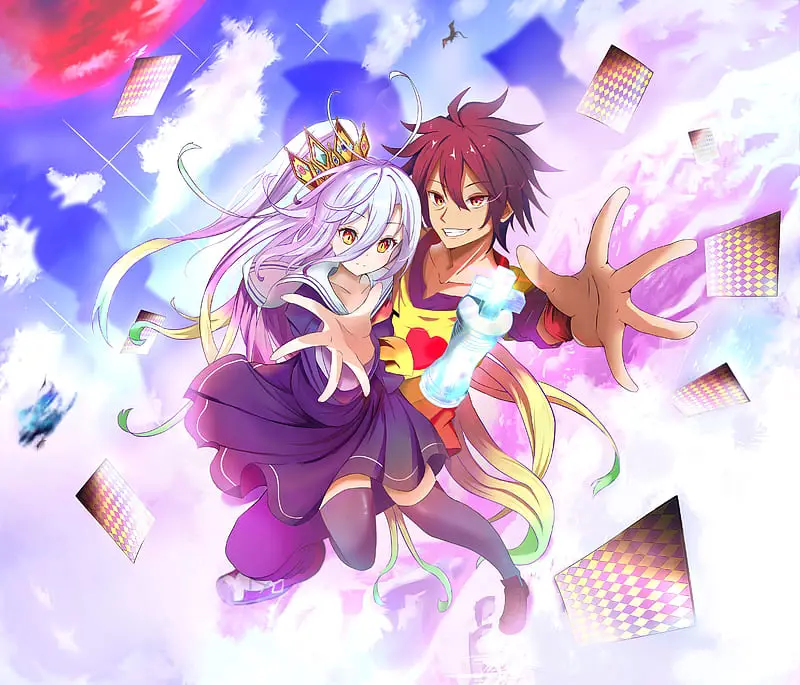 Gambar Sora dan Shiro dari No Game No Life