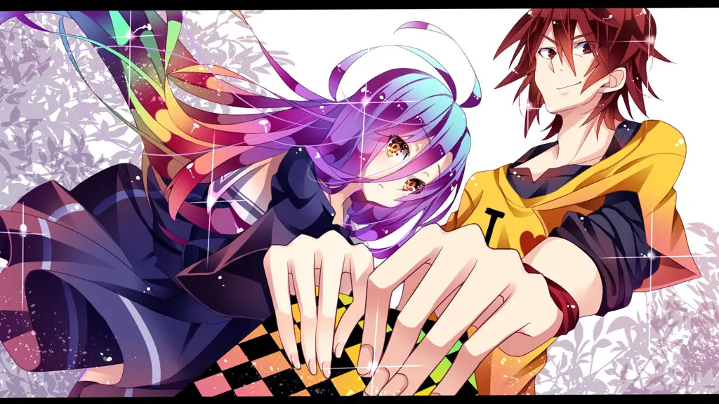 Gambar Sora dan Shiro dari No Game No Life